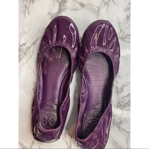 Tory Burch Purple Flats